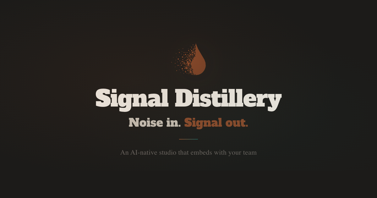 Signal Distillery social preview